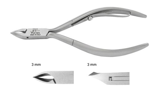 TRONCHESE PROFESSIONALE INOX PER CUTICOLE