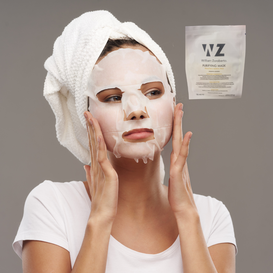 12 MASCHERA IN TNT LENITIVA PURIFICANTE