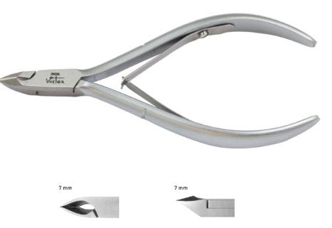 TRONCHESI INOX PER TAGLIO CUTICOLE DOPPIA MOLLA