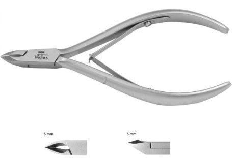 TRONCHESI INOX PER TAGLIO CUTICOLE DOPPIA MOLLA
