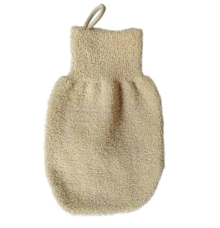 GUANTO ESFOLIANTE IN COTONE E PE