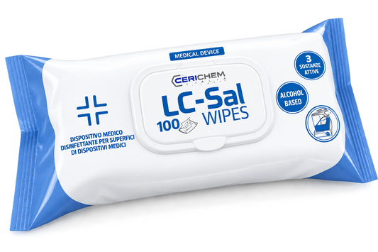 12 LC-SAL WIPES – Salviette disinfettanti per superfici e tecnologie