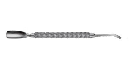 ATTREZZINO INOX DUE USI PER MANICURE E PEDICURE