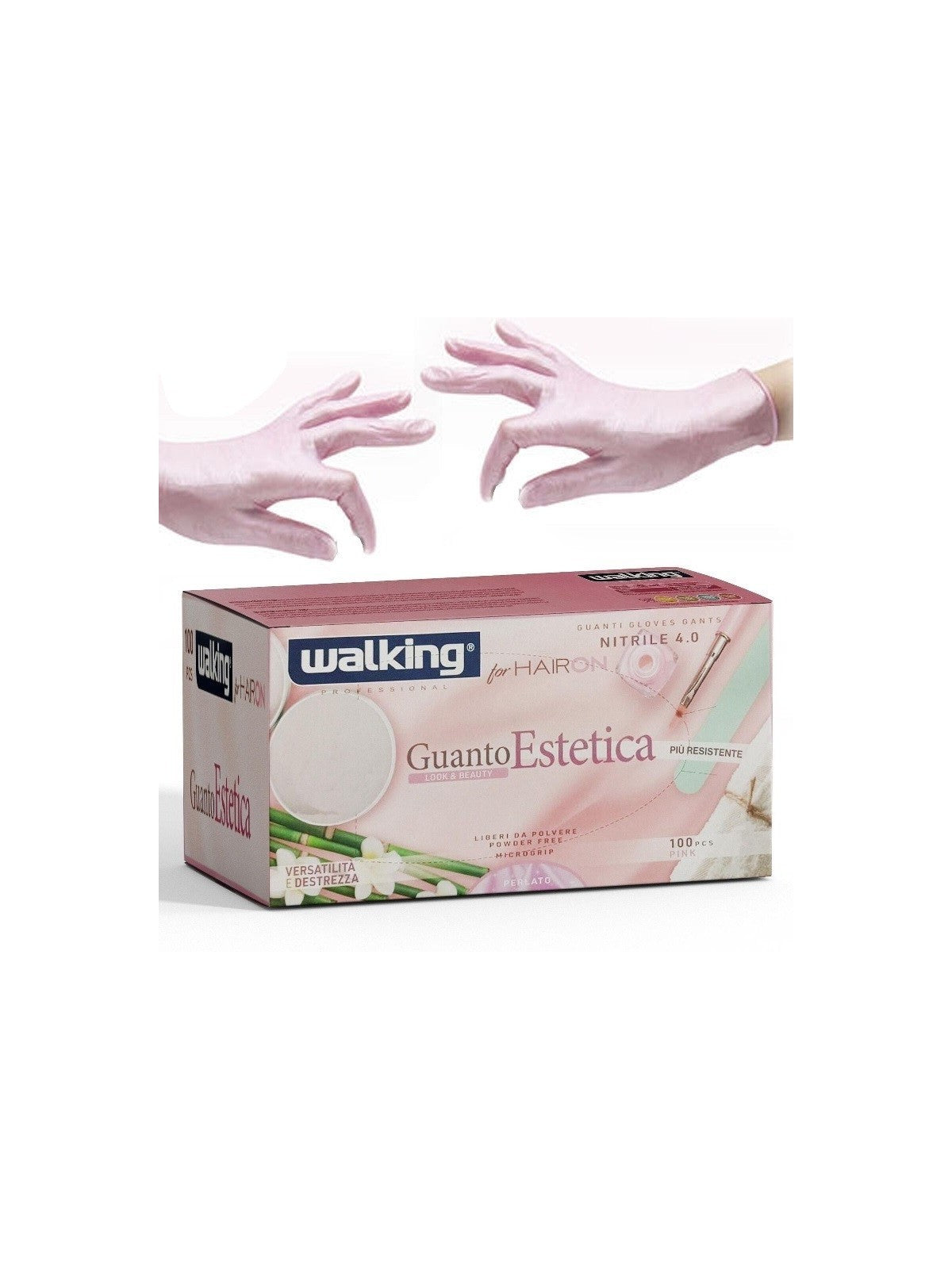 GUANTI IN NITRILE ROSA