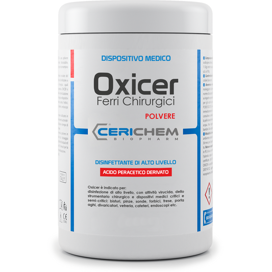 PERACETICO OXICER – Polvere disinfettante e sterilizzante per strumenti