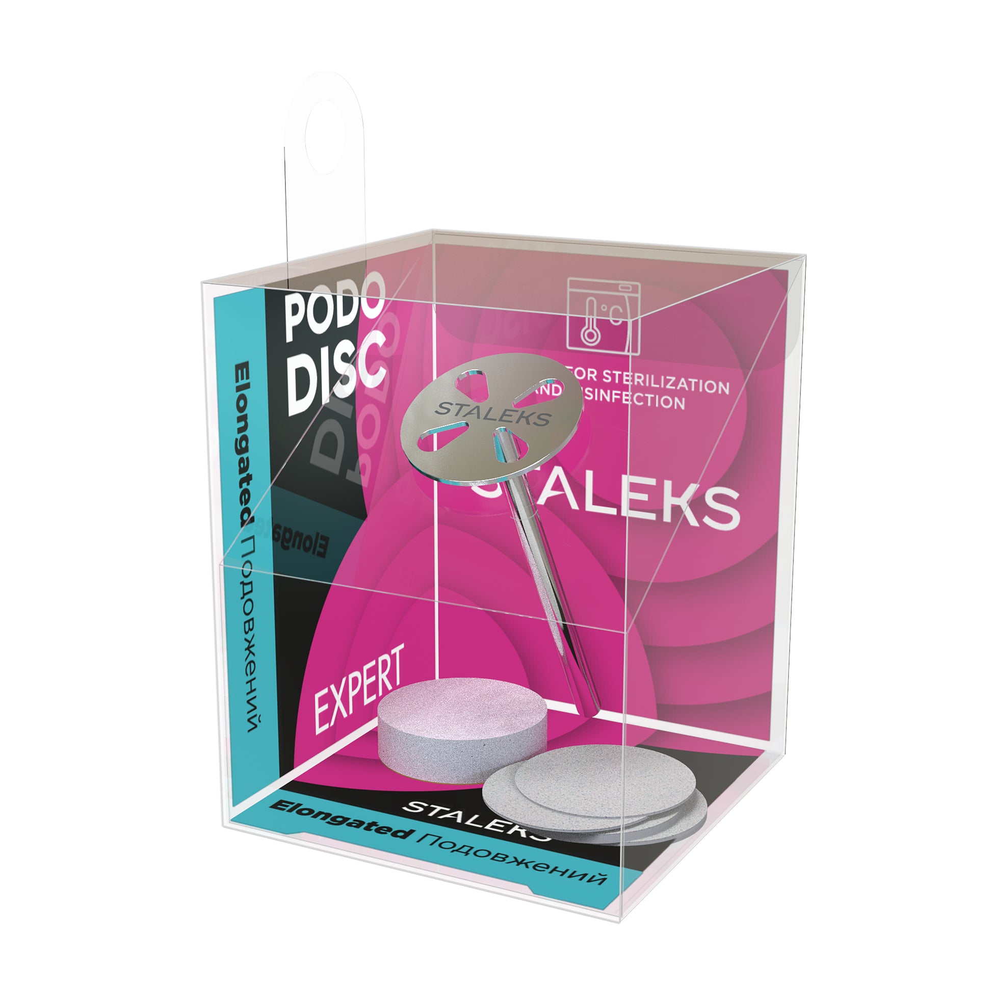 DISCO PER PEDICURE ALLUNGATO CON LIME INTERCAMBIABILI GRANA 180 , 15 mm 5 pz
