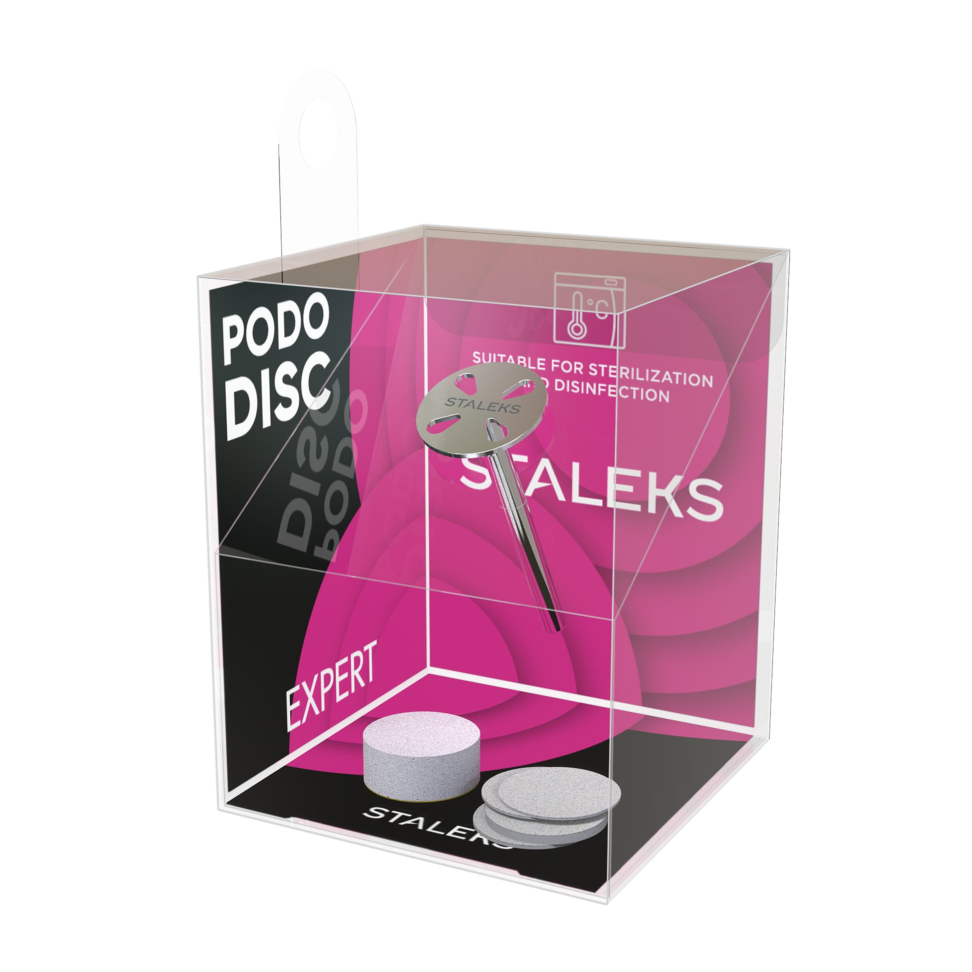 DISCO PER PEDICURE  CON LIME INTERCAMBIABILI GRANA 180 , 10 mm 5 pz