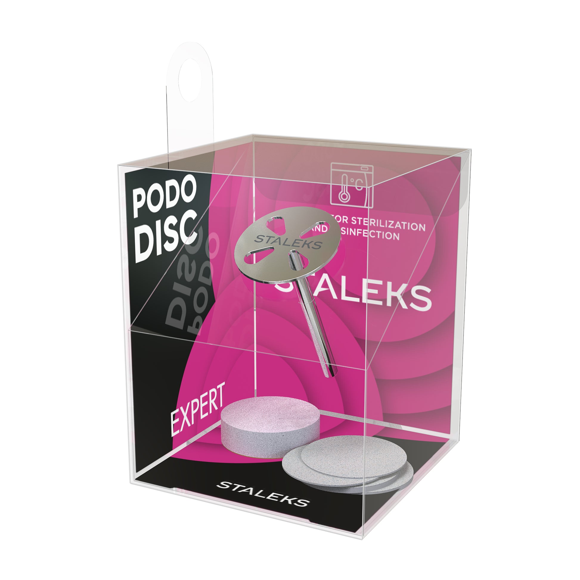DISCO PER PEDICURE  CON LIME INTERCAMBIABILI GRANA 180 , 15 mm 5 pz