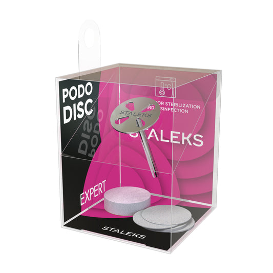 DISCO PER PEDICURE  CON LIME INTERCAMBIABILI GRANA 180 , 15 mm 5 pz
