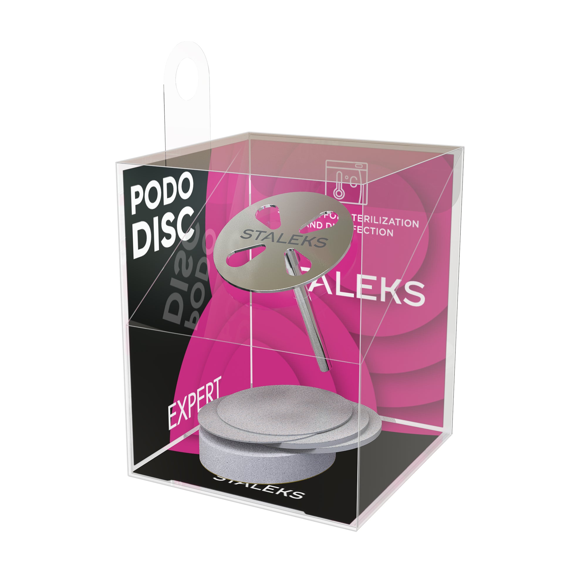 DISCO PER PEDICURE  CON LIME INTERCAMBIABILI GRANA 180 , 20 mm 5 pz