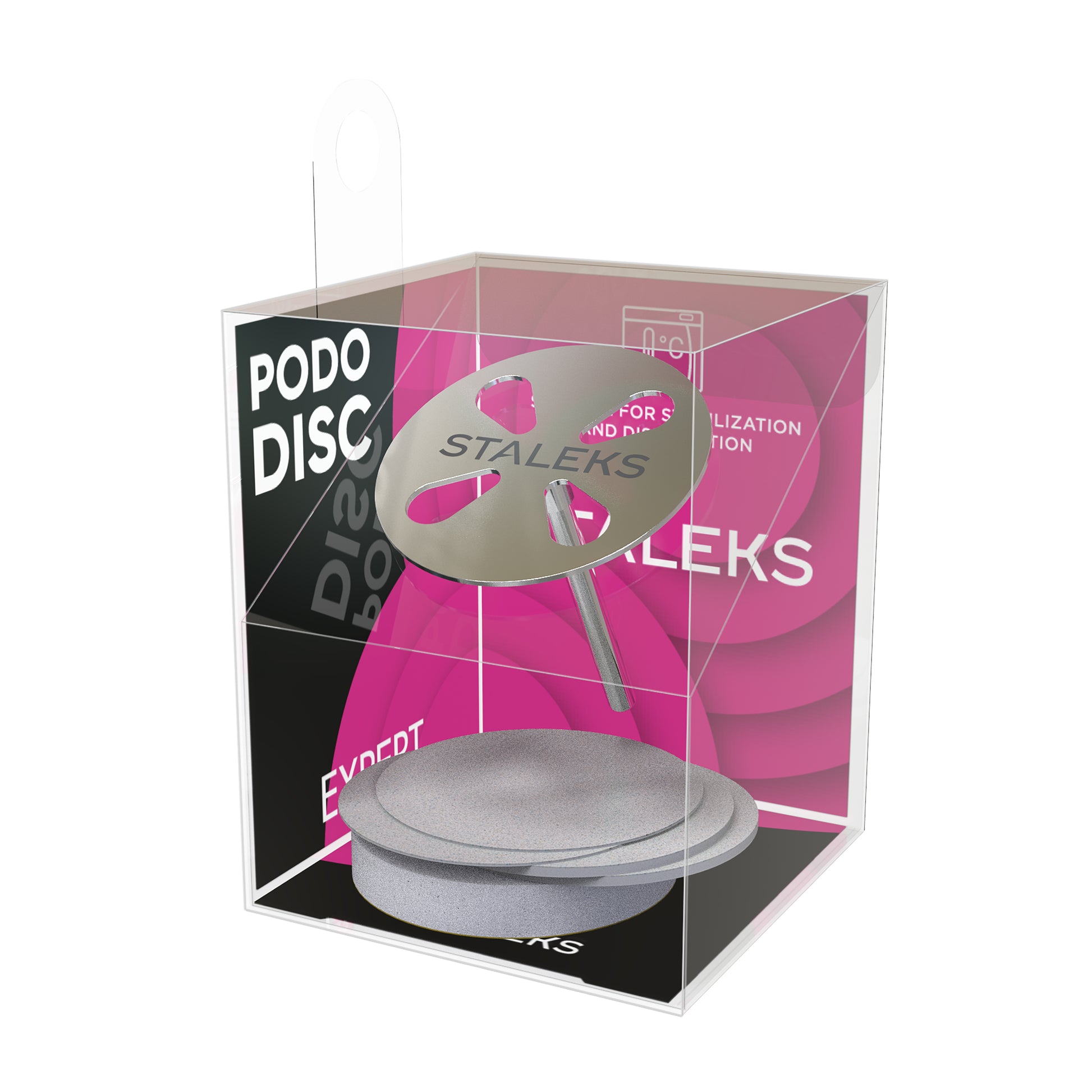 DISCO PER PEDICURE  CON LIME INTERCAMBIABILI GRANA 180 , 25 mm 5 pz