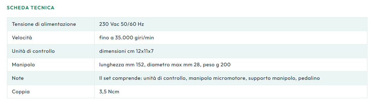 MICROMOTORE BEE